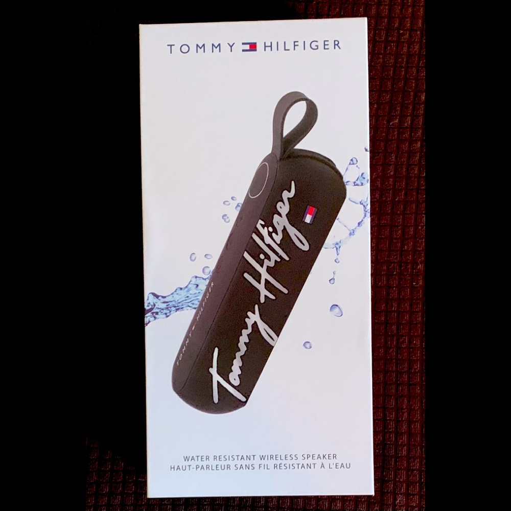 Tommy Hilfiger water resistant wireless speaker Black Never opened